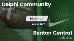Matchup: Delphi Community Hig vs. Benton Central  2017