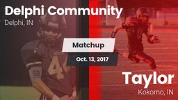 Matchup: Delphi Community Hig vs. Taylor  2017
