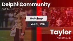 Matchup: Delphi Community Hig vs. Taylor  2018
