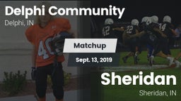 Matchup: Delphi Community Hig vs. Sheridan  2019
