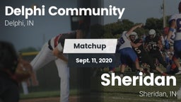 Matchup: Delphi Community Hig vs. Sheridan  2020