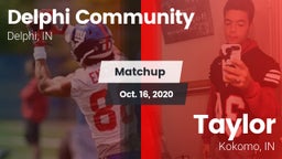 Matchup: Delphi Community Hig vs. Taylor  2020