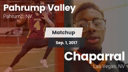 Matchup: Pahrump Valley High vs. Chaparral  2017