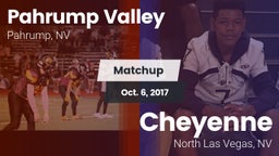 Matchup: Pahrump Valley High vs. Cheyenne  2017