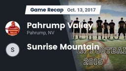Recap: Pahrump Valley  vs. Sunrise Mountain  2017