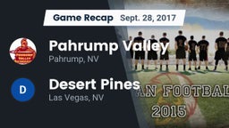 Recap: Pahrump Valley  vs. Desert Pines  2017