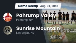 Recap: Pahrump Valley  vs. Sunrise Mountain  2018
