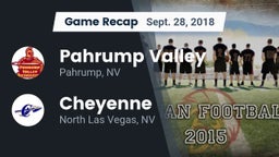 Recap: Pahrump Valley  vs. Cheyenne  2018
