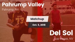 Matchup: Pahrump Valley High vs. Del Sol  2018