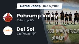 Recap: Pahrump Valley  vs. Del Sol  2018