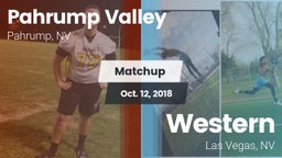 Matchup: Pahrump Valley High vs. Western  2018