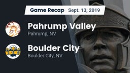 Recap: Pahrump Valley  vs. Boulder City  2019