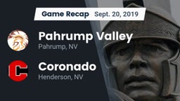 Recap: Pahrump Valley  vs. Coronado  2019