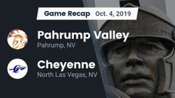 Recap: Pahrump Valley  vs. Cheyenne  2019