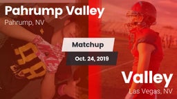 Matchup: Pahrump Valley High vs. Valley  2019