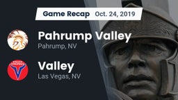 Recap: Pahrump Valley  vs. Valley  2019