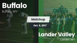 Matchup: Buffalo  vs. Lander Valley  2017