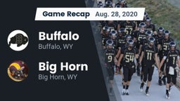 Recap: Buffalo  vs. Big Horn  2020