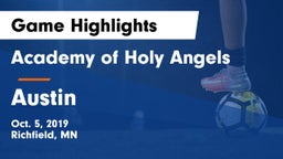 Academy of Holy Angels  vs Austin Game Highlights - Oct. 5, 2019