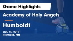 Academy of Holy Angels  vs Humboldt  Game Highlights - Oct. 15, 2019