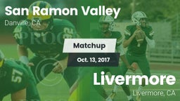 Matchup: San Ramon Valley vs. Livermore  2017