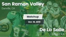 Matchup: San Ramon Valley vs. De La Salle  2019