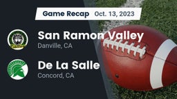 Recap: San Ramon Valley  vs. De La Salle  2023