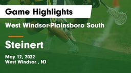 West Windsor-Plainsboro South  vs Steinert  Game Highlights - May 12, 2022