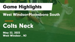 West Windsor-Plainsboro South  vs Colts Neck  Game Highlights - May 22, 2023