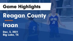 Reagan County  vs Iraan  Game Highlights - Dec. 3, 2021