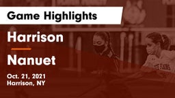 Harrison  vs Nanuet  Game Highlights - Oct. 21, 2021