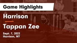 Harrison  vs Tappan Zee  Game Highlights - Sept. 7, 2022