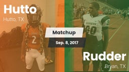 Matchup: Hutto  vs. Rudder  2017