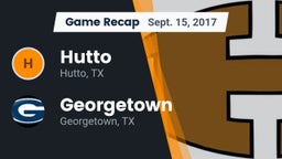 Recap: Hutto  vs. Georgetown  2017