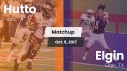 Matchup: Hutto  vs. Elgin  2017