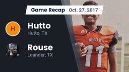 Recap: Hutto  vs. Rouse  2017
