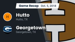 Recap: Hutto  vs. Georgetown  2018