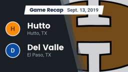 Recap: Hutto  vs. Del Valle  2019