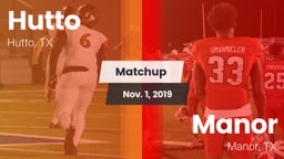 Matchup: Hutto  vs. Manor  2019