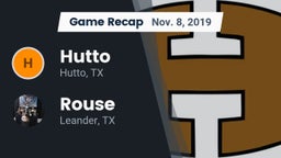 Recap: Hutto  vs. Rouse  2019