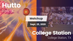Matchup: Hutto  vs. College Station  2020
