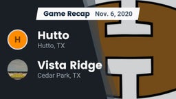 Recap: Hutto  vs. Vista Ridge  2020