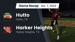 Recap: Hutto  vs. Harker Heights  2022