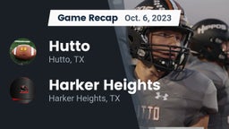 Recap: Hutto  vs. Harker Heights  2023
