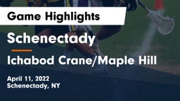 Schenectady  vs Ichabod Crane/Maple Hill Game Highlights - April 11, 2022