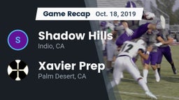 Recap: Shadow Hills  vs. Xavier Prep  2019