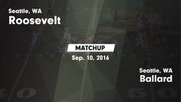 Matchup: Roosevelt High vs. Ballard  2016