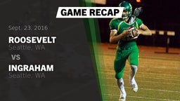 Recap: Roosevelt  vs. Ingraham  2016