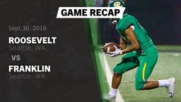 Recap: Roosevelt  vs. Franklin  2016