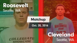 Matchup: Roosevelt High vs. Cleveland  2016